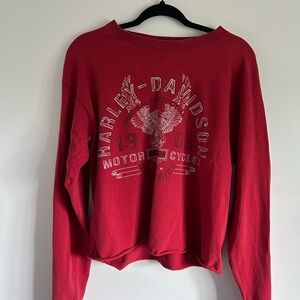 Harley-Davidson Red Graphic Long sleeve